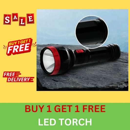 Buy 1 Get 1 Free Long Focus LED Torch @ Just Rs.499/-